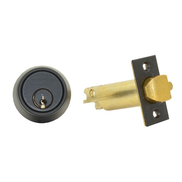 Schlage Commercial B250P622 Single Cylinder 6 Pin Deadlatch Deadbolt C Keyway 12103 Latch 10001 B250P622 - main